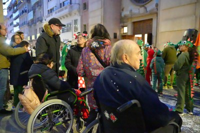 La Paeria habilita un espai senyalitzat per a persones amb algun tipus de discapacitat.