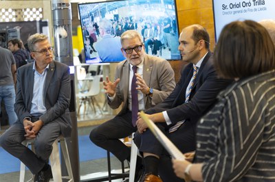 Intervenció de l'alcalde a la taula rodona.