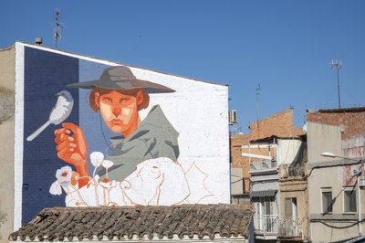 El mural de Twee Muizen, al festival GAMMA.