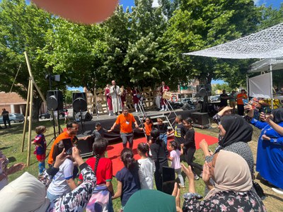 Assistència massiva de la ciutadania del barri i de la resta de Lleida.