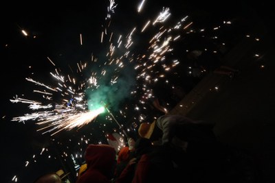 Nit de foc i diables al crit de Canya la Banya!, a les Festes de la Tardor de Lleida..