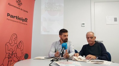 Presentació del nou catàleg d'activitats "Participa i viu el Barri!"..