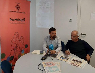 El tràmit per sol·licitar les activitats del catàleg "Participa i viu el Barri!" estarà actiu fins al 20 de desembre..