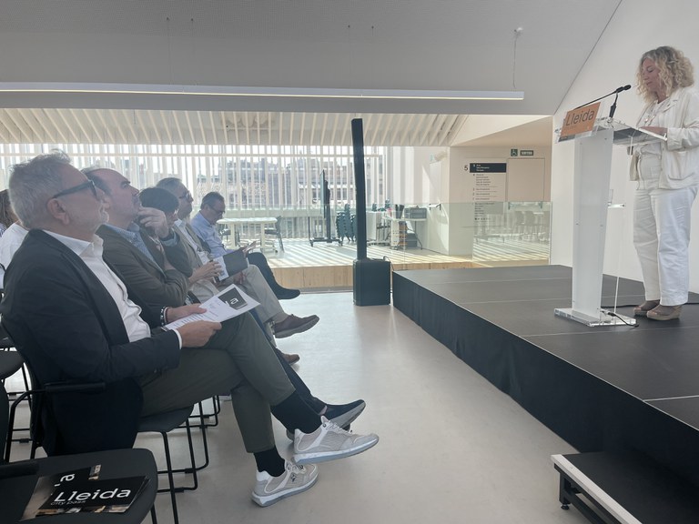 Bosch explicant els detalls de la Lleida City Pass