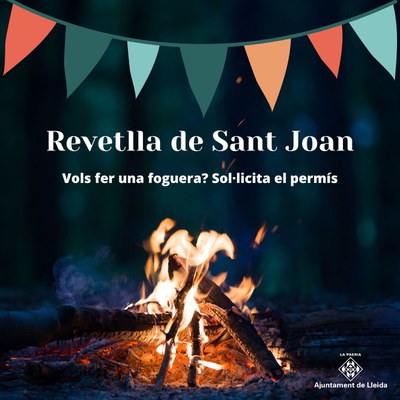 Obert el termini per sol·licitar les fogueres de Sant Joan 2024.