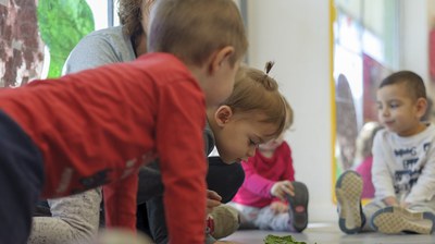 A les escoles bressol hi van infants de 0 a 3 anys.