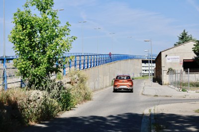 Vista del pont des del costat de Joc de la Bola.