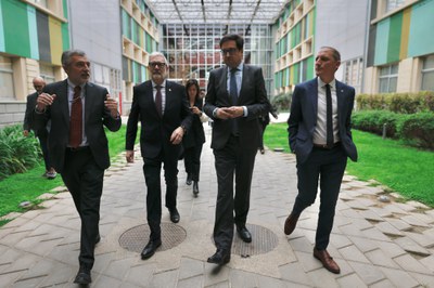 El ministre López ha visitat avui el Parc Agrobiotech.