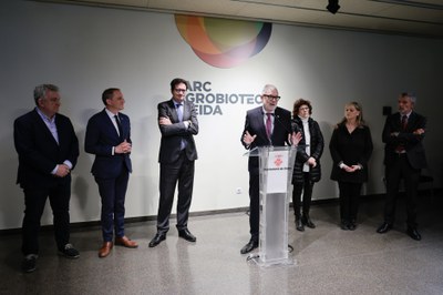 L'alcalde Larrosa ha destacat l'aposta de Lleida per liderar un hub agroalimentari.