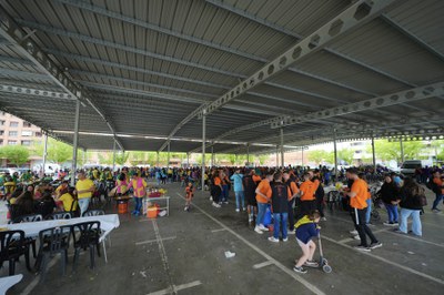 L'activitat d'avui ha tingut lloc a l'aparcament del Barris Nord.