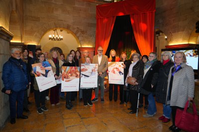 Presentació de la campanya de Nadal a Lleida amb el reclam "Per Nadal, el regal és Lleida"..