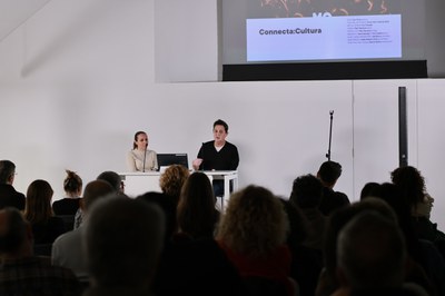 Els impulsors del festival de teatre Fum, fum, fum han presentat el seu projecte.