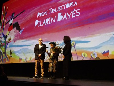Pilarín Bayés ha rebut el Premi Trajectòria de l'Animac 2023