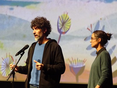 Juan Pablo Zaramella, Premi Animation Master de l'edició d'enguany, explica la feina feta als seus tallers durant el festival