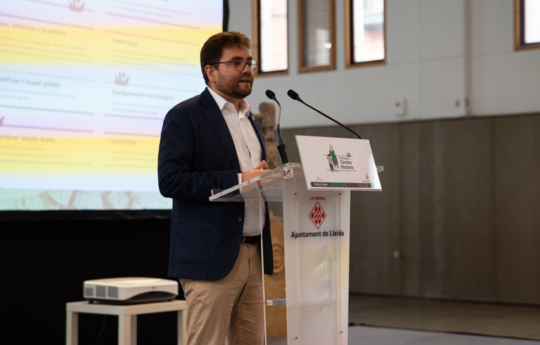 El regidor Roberto Pino ha explicat el procés participatiu del Pla Integral del Centre Històric