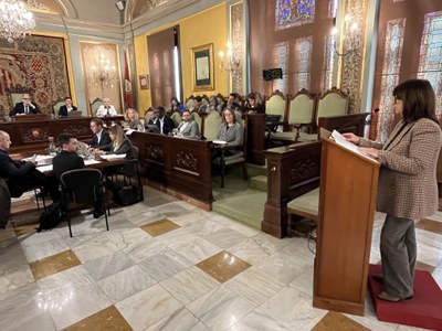 La síndica municipal de greuges, Dora Padial, ha presentat avui el seu informe anual.