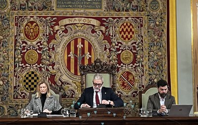 El paer en cap, Fèlix Larrosa, va convocar una qüestió de confiança i avui s'ha celebrat el Ple tractar-ho..