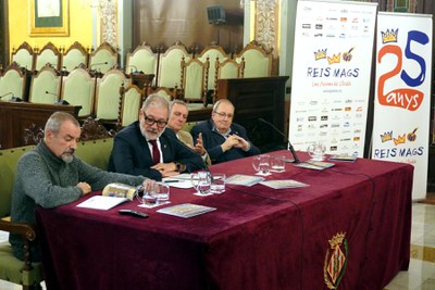 Un moment de la intervenció del paer en cap.