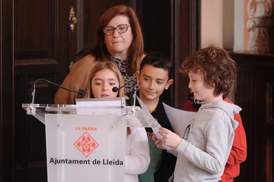 Infants de nou centres educatius de la ciutat han presentat els seus projectes en el marc de l'Agenda 21 Escolar..