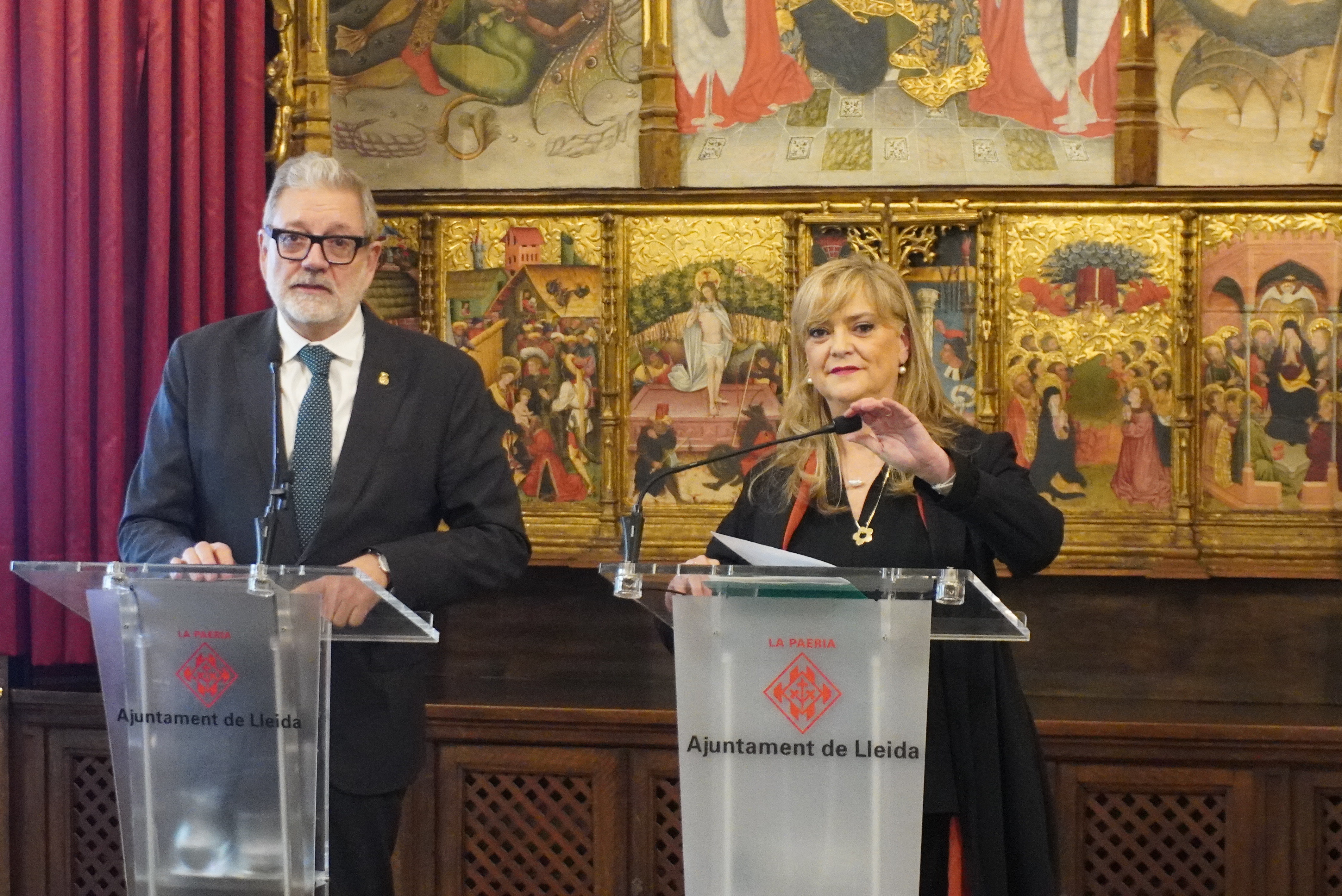 La roda de premsa ha tingut lloc aquest migdia