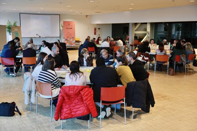 Al taller s'han fet diferents dinàmiques de grup.