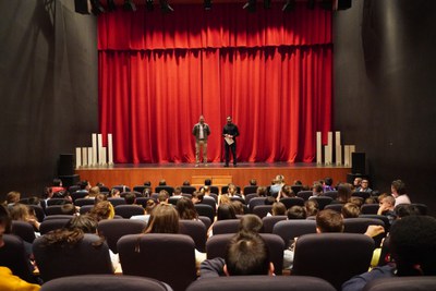 La Mostra se celebra fins el proper 18 d’abril al Teatre Municipal de l’Escorxador.