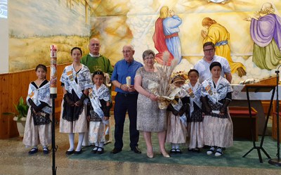 Roman Egozcue i Maria del Carmen Requena han estat el matrimoni homenatjat d'enguany.