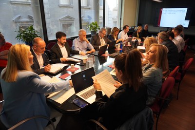 La reunió de la Comissió de Gestió de la Ciutat d'avui.