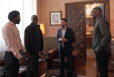 L'ambaixador general de Gàmbia, Pa Sainey, i el president de l’assoc. The Gambia River Union, Buba Jammeh, han presentat el projecte “Help Them in th….