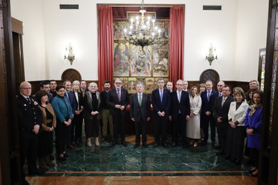 L'acte ha tingut lloc al Saló del Retaule.