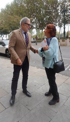 Visita a Lleida de la Síndica de Greuges de Catalunya..