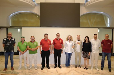 Recepció institucional a la Sala Afred Perenya de la Regidoria de Cultura..