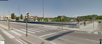 La cruïlla del Pont de Pardinyes on s'ha d'actuar, a les juntes de dilatació i en el regulador semafòric.