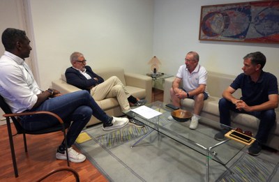 Reunió aquest dimarts a la Paeria amb el Club d'Automobilisme Escuderia Lleida..