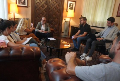 Reunió aquesta tarda a Paeria amb l'AV Magraners.