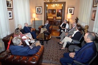 L'alcalde ha rebut el CAC a l'Ajuntament de Lleida..