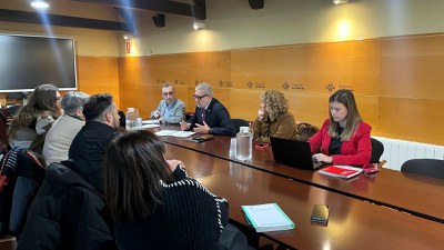 Un moment de la trobada.