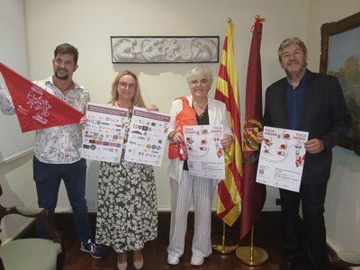 La Marató de Sang i Plasma de Lleida s'ha presentat a la Paeria.