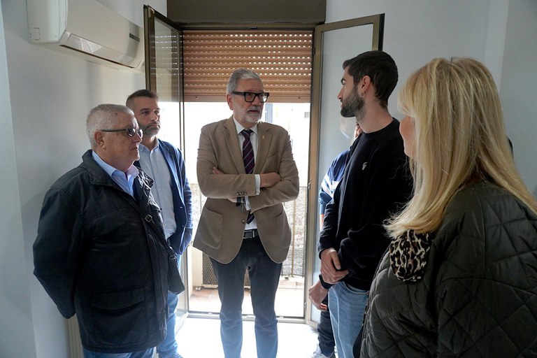 Un moment de la visita d'avui a Galera 10