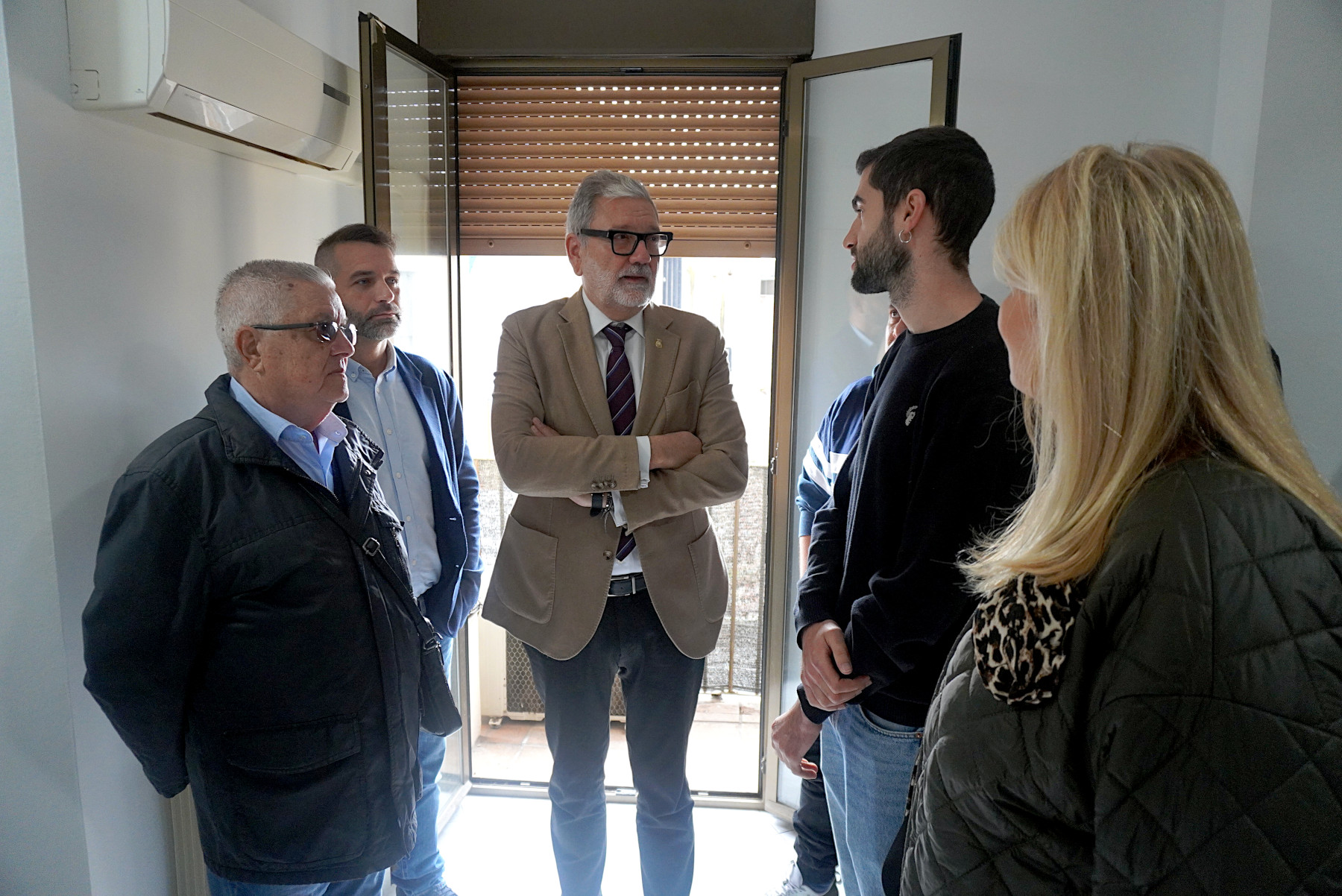 Un moment de la visita d'avui a Galera 10