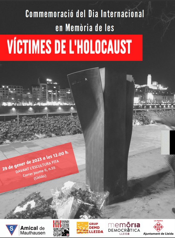 Commemoració diumenge del Dia Internacional en memòria de les víctimes de l’Holocaust.