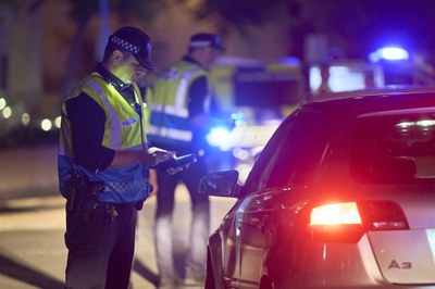 La Guàrdia Urbana realitza 42 controls programats d’alcohol i drogues els set primers mesos de l’any.