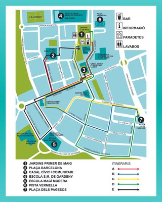 Aquest és el mapa de les zones i activitats de l'Enre9.