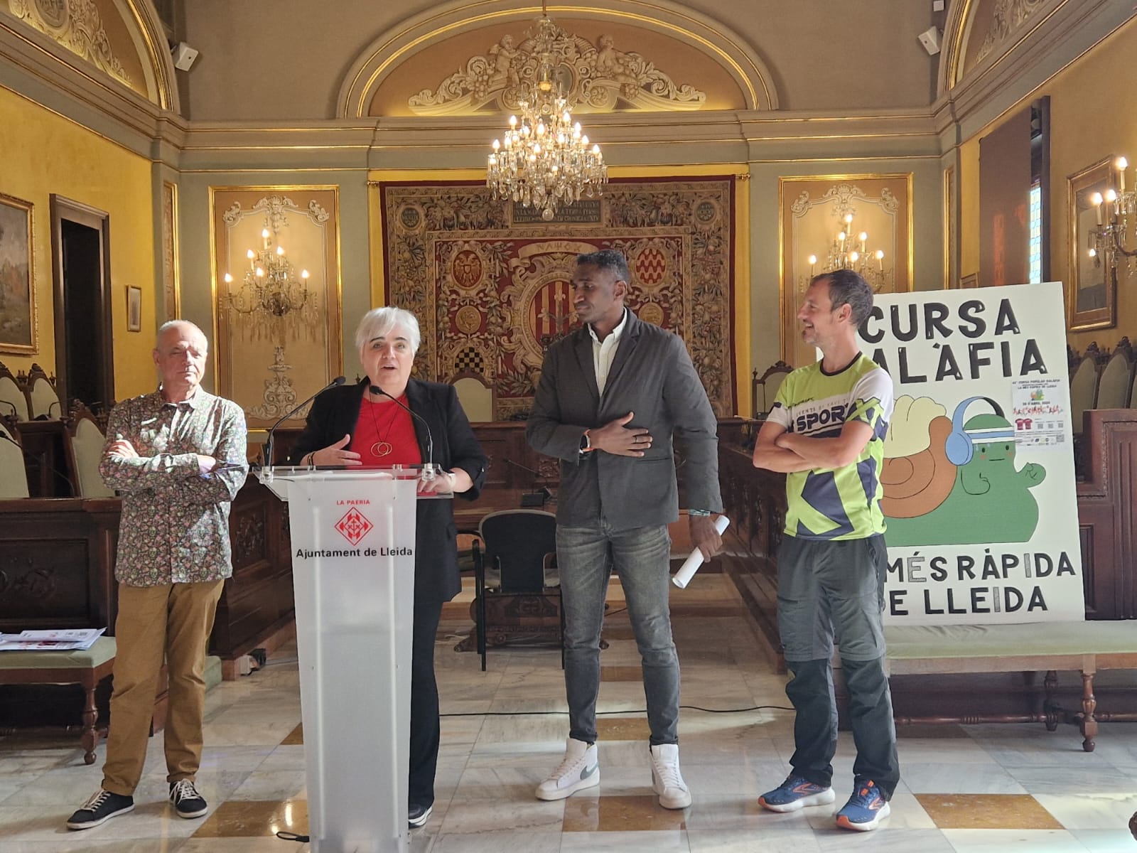 La tinenta d'alcaldia i regidora del barri de Balàfia, Carme Valls, ha posat en valor el dinamisme i els contrastos del barri de Balàfia