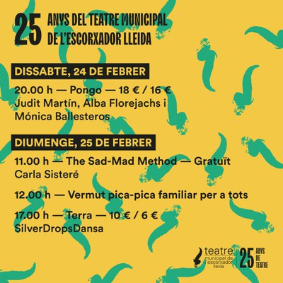 25 anys del Teatre municipal de l'Escorxador de Lleida.