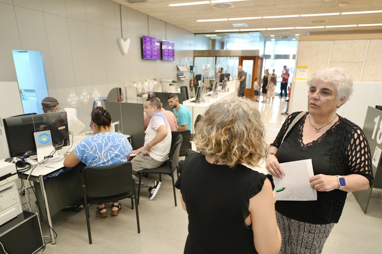 Carme Valls visita l'OMAC