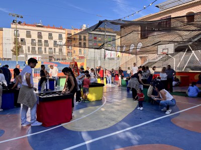 Jocs de fusta de Festa i Fusta a la pista de la Panera.