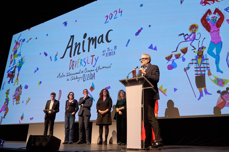 L'alcalde Larrosa ha assegurat que Animac és creativitat, talent, joventut i diversitat, alguns dels valors que identifiquen la ciutat de Lleida que es veuen projectats al món gràcies a aquesta mostra internacional.