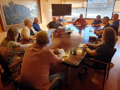 Imatge de la reunió celebrada avui.