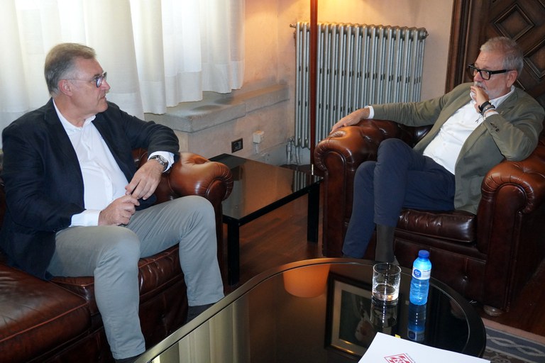 Aguilà i Larrosa, durant la reunió